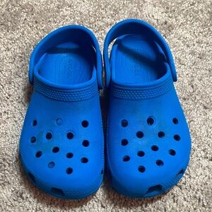 Classic CROCS Kids Vibrant Blue Clogs/Sandals